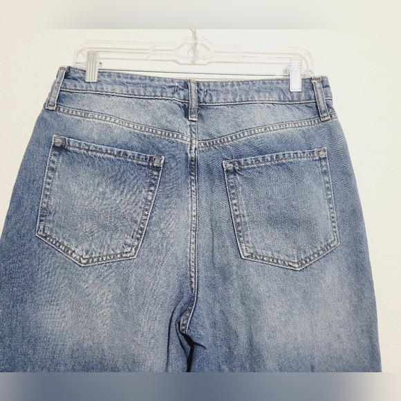 Forever 21 Premium Jeans Women’s Size 29 High Rise Straight Leg Blue Denim - Picture 4 of 13